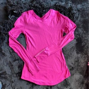 LULULEMON ATHLETIC CREWNECK LONG SLEEVE TOP S: 6 *